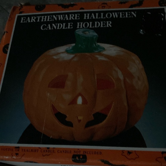 Earthenware Candle holder. - Picture 1 of 6